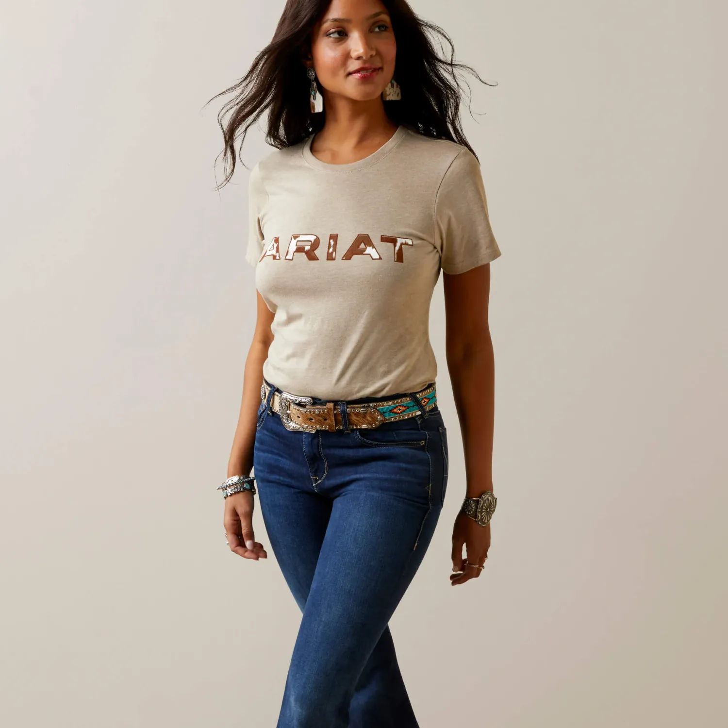 Ariat Women's Cowhide SS T-Shirt