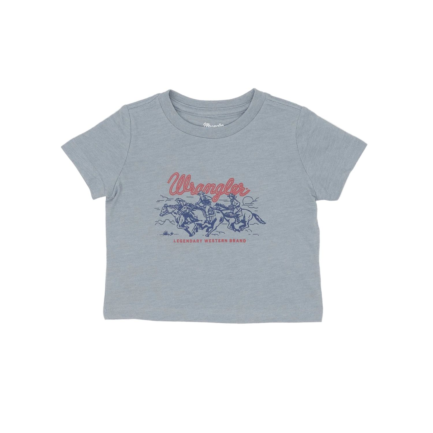 Wrangler Infant Boy's Cowboy Riders Tee - Grey