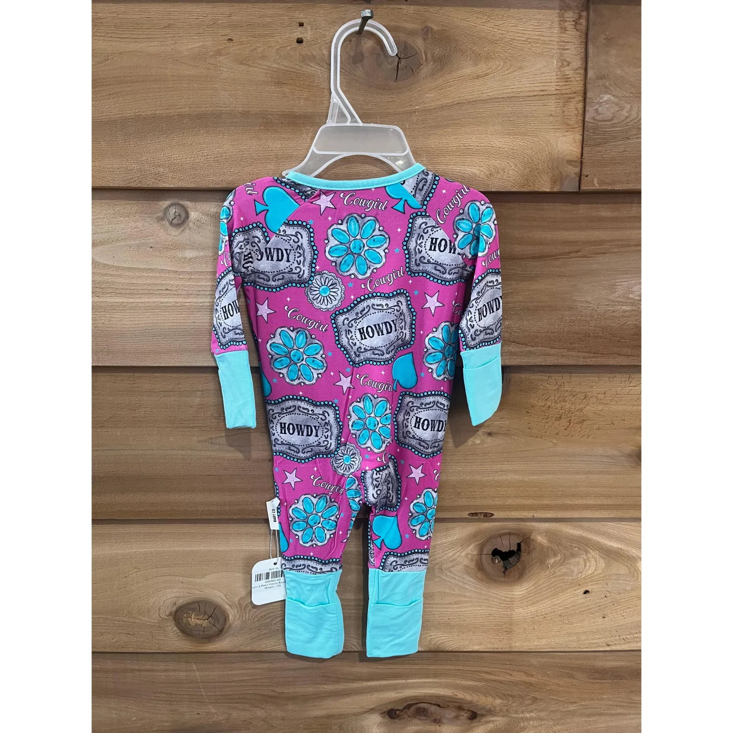 Boots &amp; Bows Howdy Buckle Infant Sleeper
