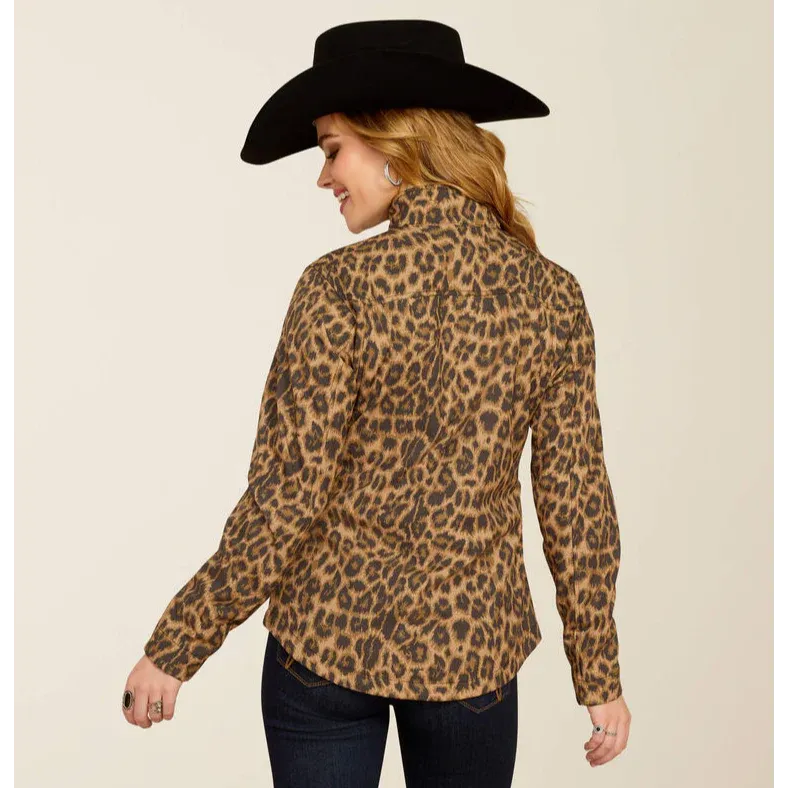 Ariat Women's Team Softshell Jacket - Lila Leopard
