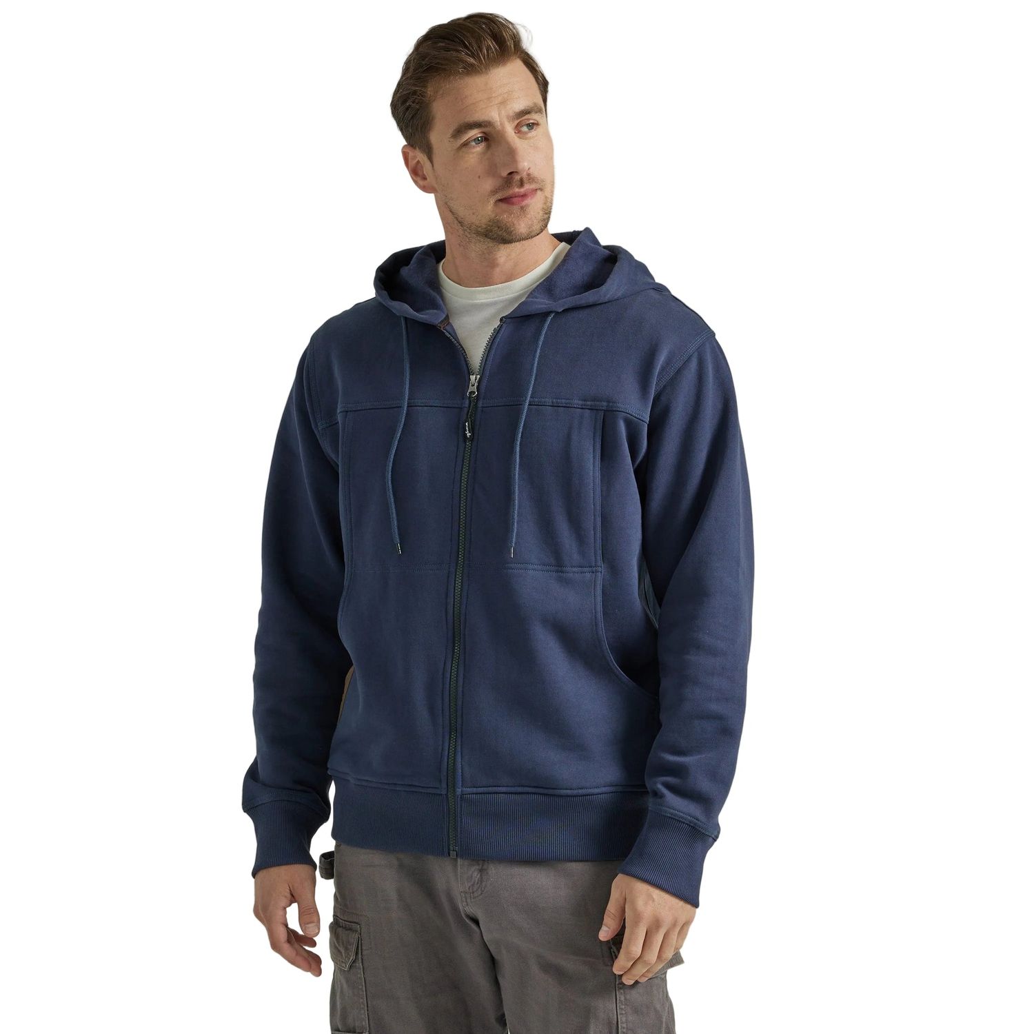 Wrangler Men's Riggs Workwear Tough Layers Work Hoodie - Navy