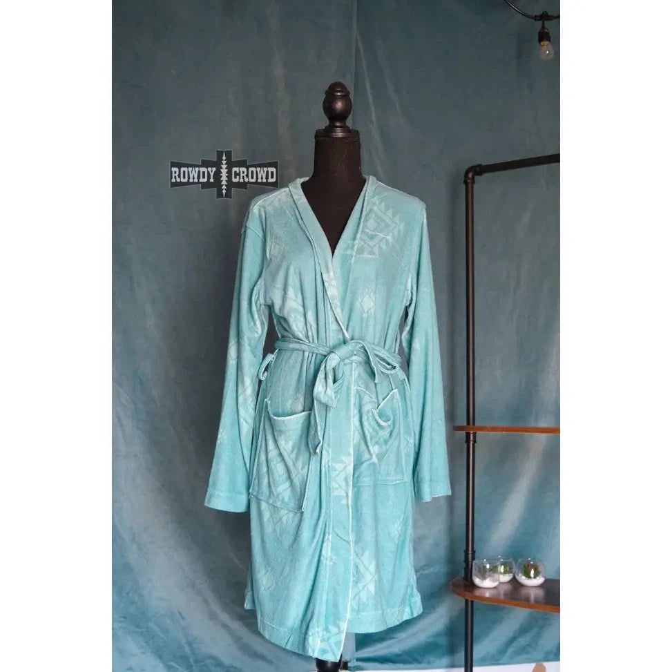 Rowdy Crowd Robe - Salado Spring