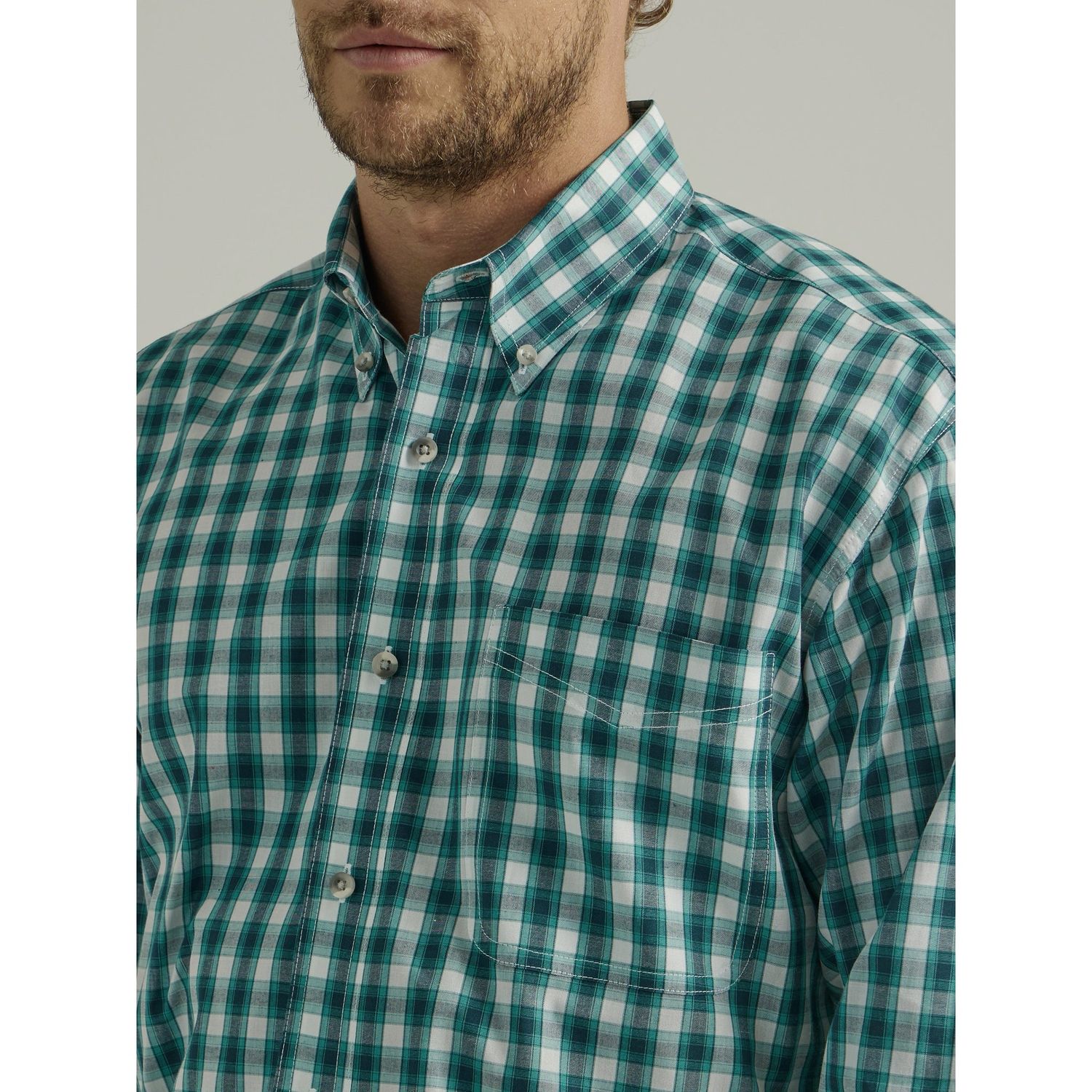 Wrangler Men's Long Sleeve Riata Shirt