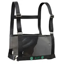 Weaver Show Number Harness W/4H SM/MD, Colour: BLACK