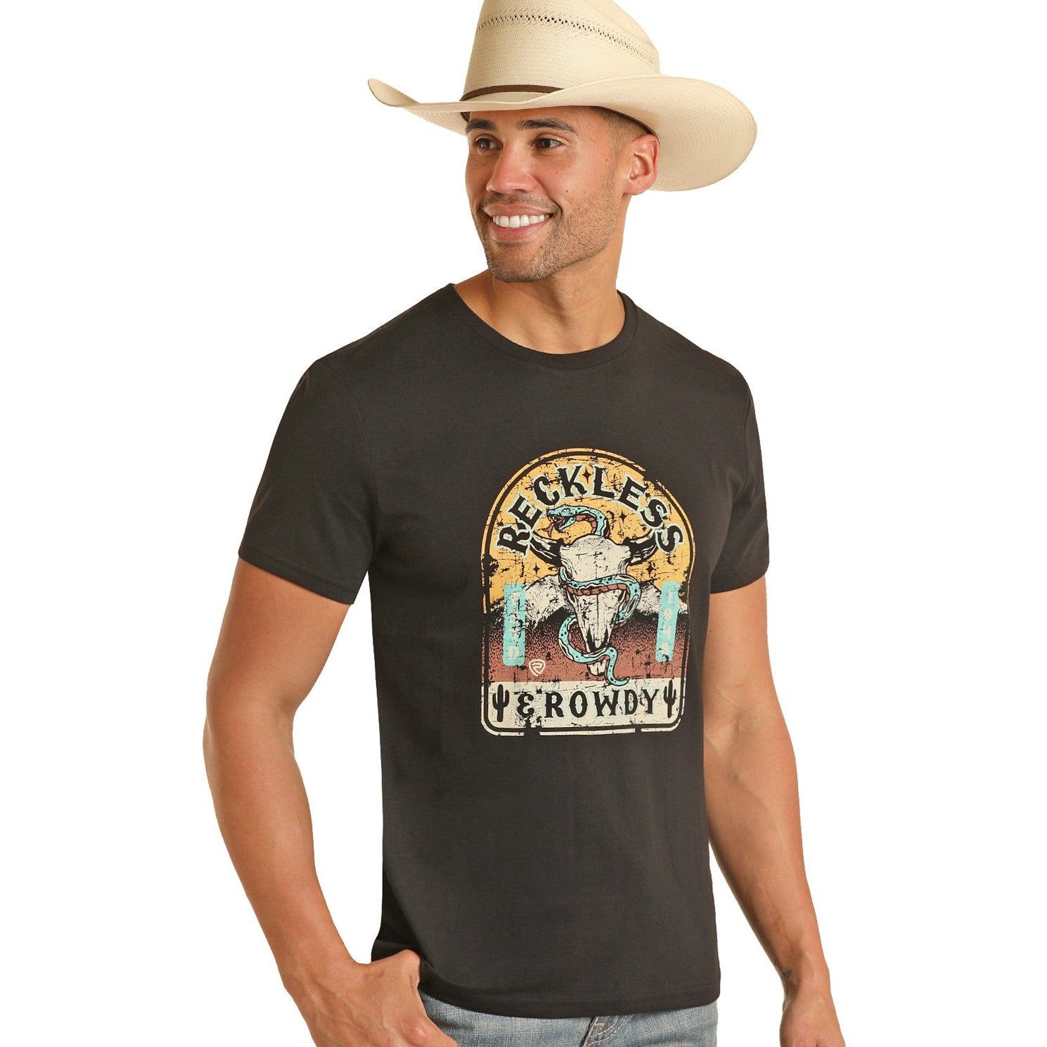 Rock &amp; Roll Unisex Graphic Tee - Black
