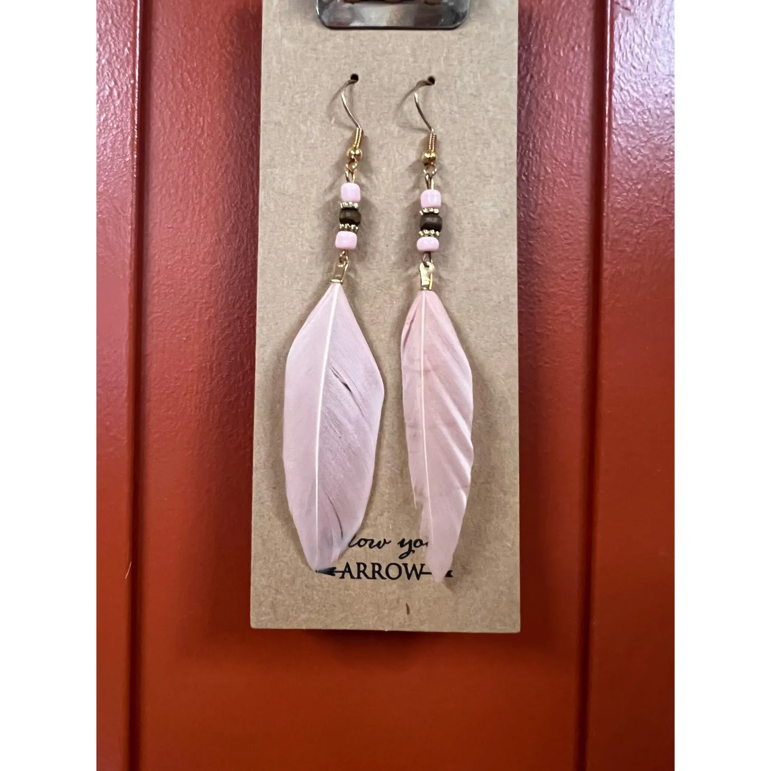 Follow Your Arrow Earrings - Feathers, Color: Assorted Colors