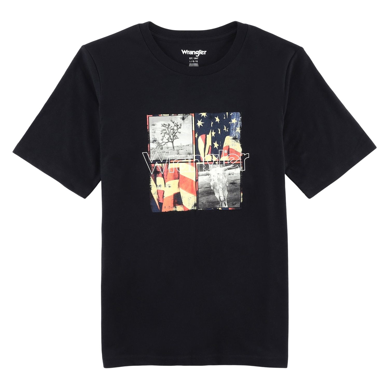 Wrangler Boy's Short Sleeve T-Shirt - Black