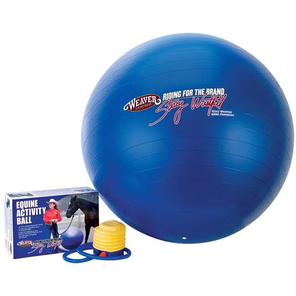 Weaver Leather Stacy Westfall Activity Ball Medium - Blue, ColorID: BLUE, Size: MEDIUM