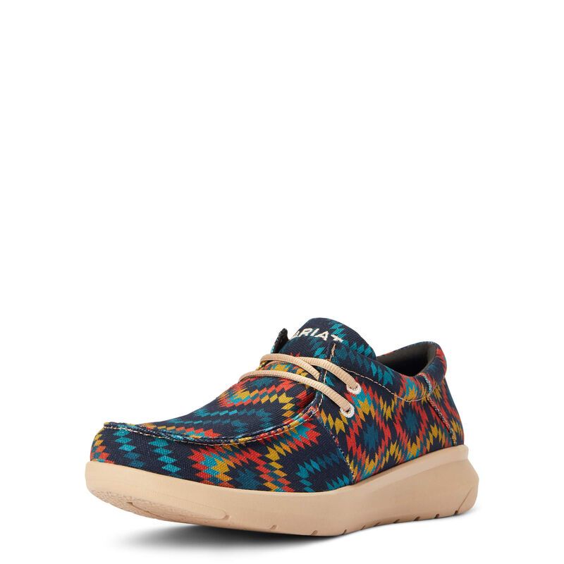 Ariat Mens Hilo Shoes - Blue Aztec