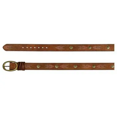 Catchfly Women's Belt Brown w/Zia Concho