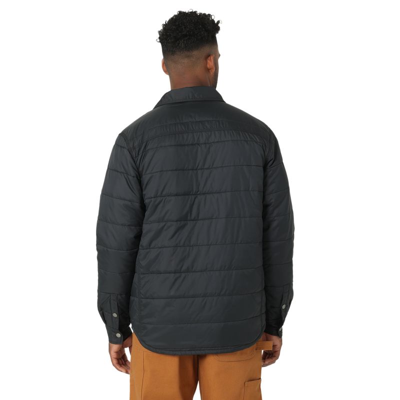 Wrangler Men's LS Insulated Shirt Jacket - Black