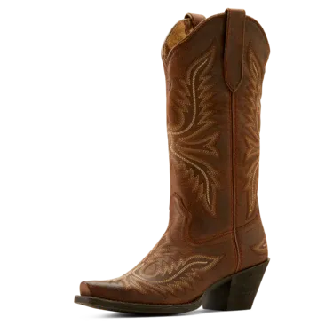 Ariat Women's Round Up Collins Western Boot- Rafter Tan, Size: 5