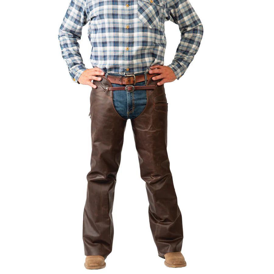 Weaver Cowboy Chaps - Chocolate