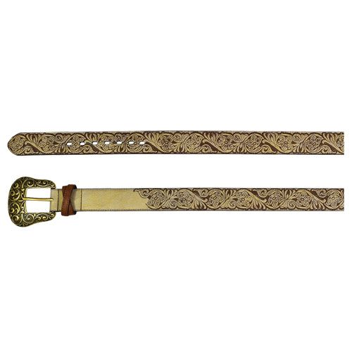 Catchfly Ladies Belt Warm Metallic
