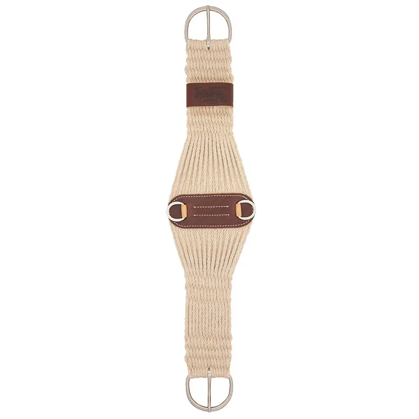 Weaver 100% Mohair 27-Strand Roper Cinch - Natural, Size: 28