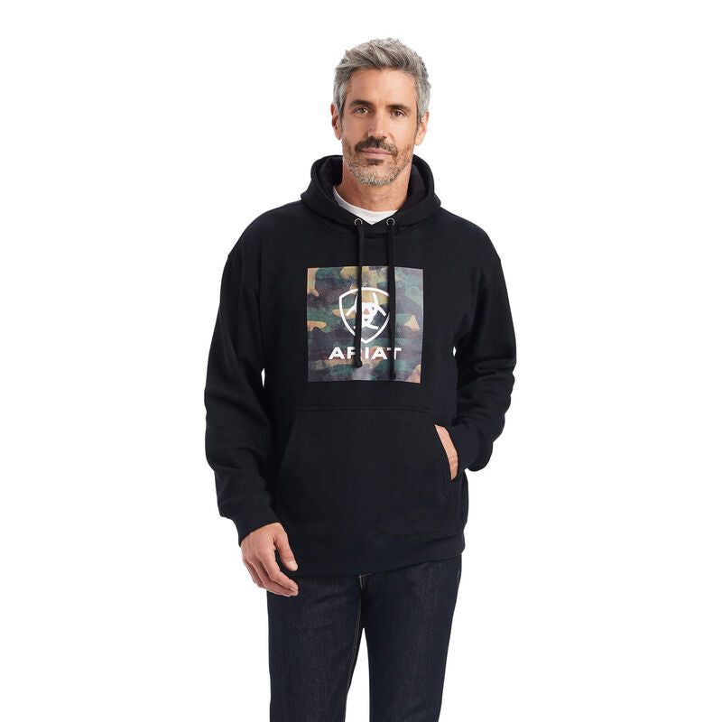 Ariat Mens Protect &amp; Service Block Sweatshirt Black *FINAL SALE*