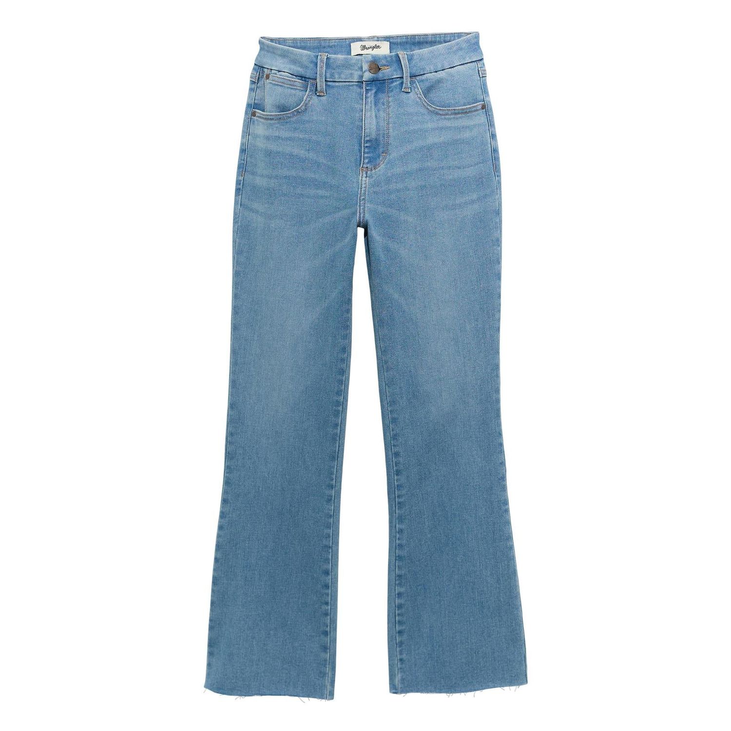 Wrangler Women's High Rise Kick Flare Bespoke Jean- Chelsea