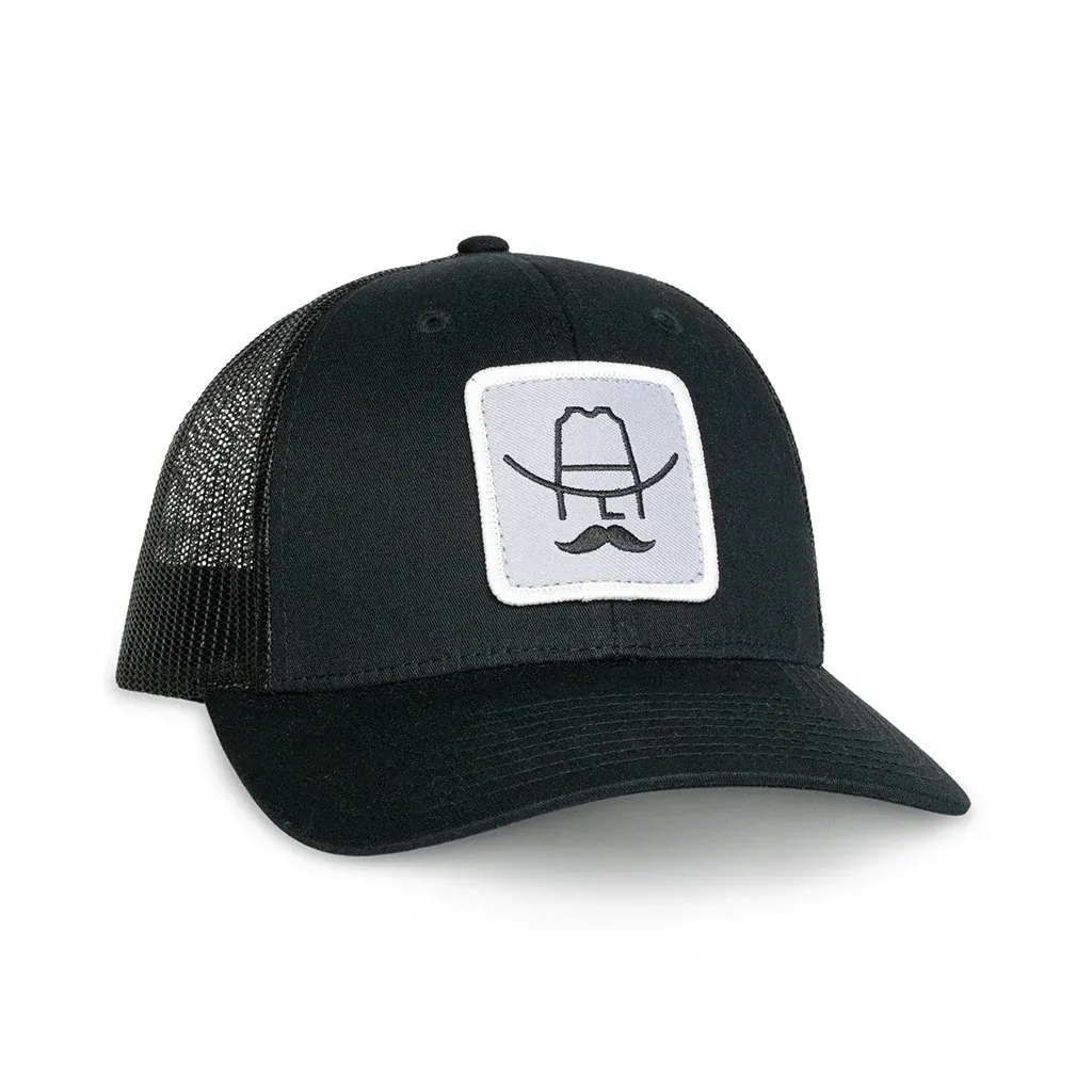 Cowboy Cool Hank Hat - Assorted Colours, Color: Black