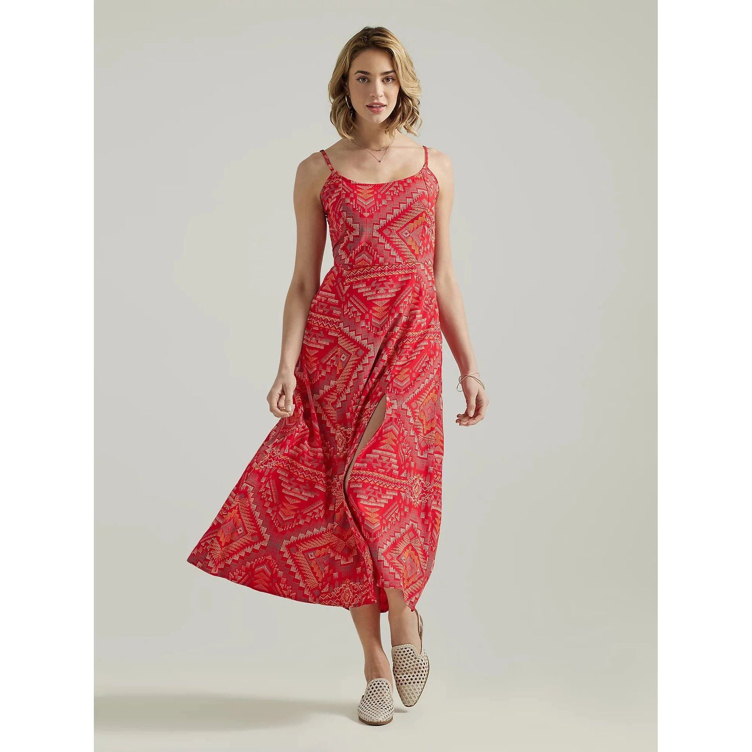 Wrangler Women's Retro Americana Maxi Dress - Red