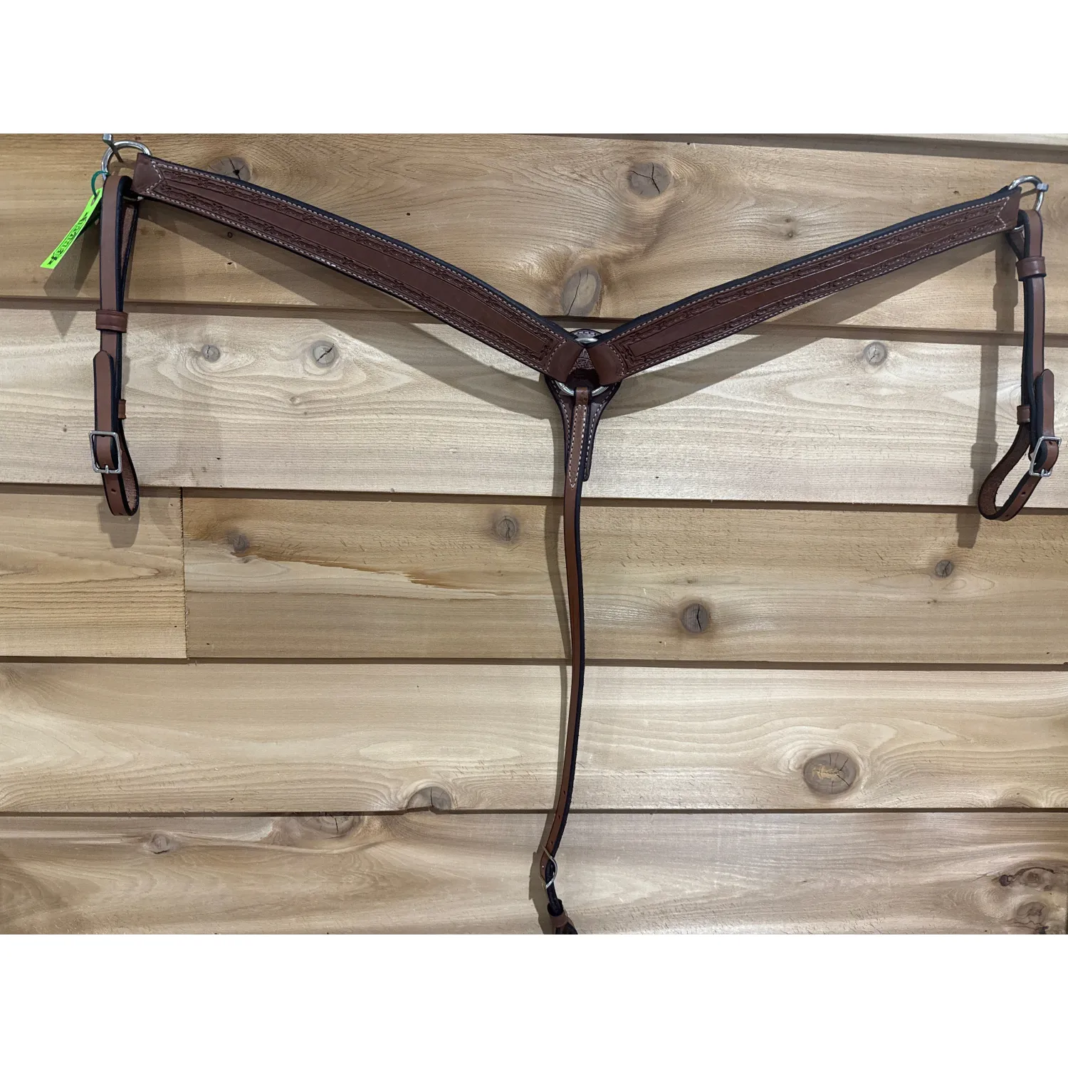 Irvine's 1 3/4 Breast Collar Barbwire Border, Color: Dark Oil