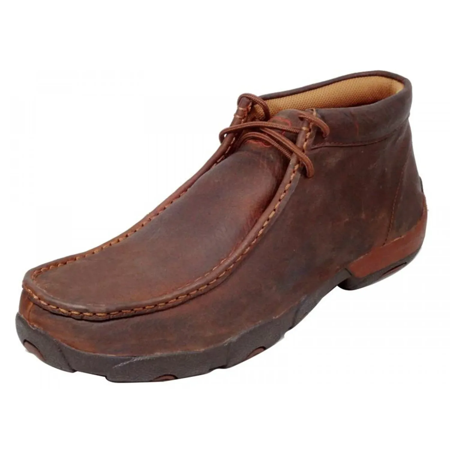 Twisted X Men's Driving Moc D Toe - Copper, Size: 7