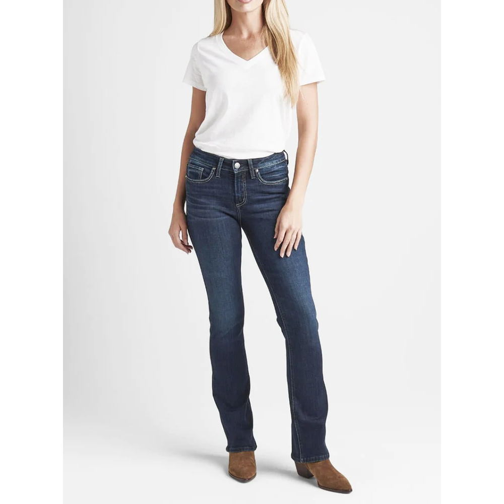Silver Suki Slim Boot Denim Pants