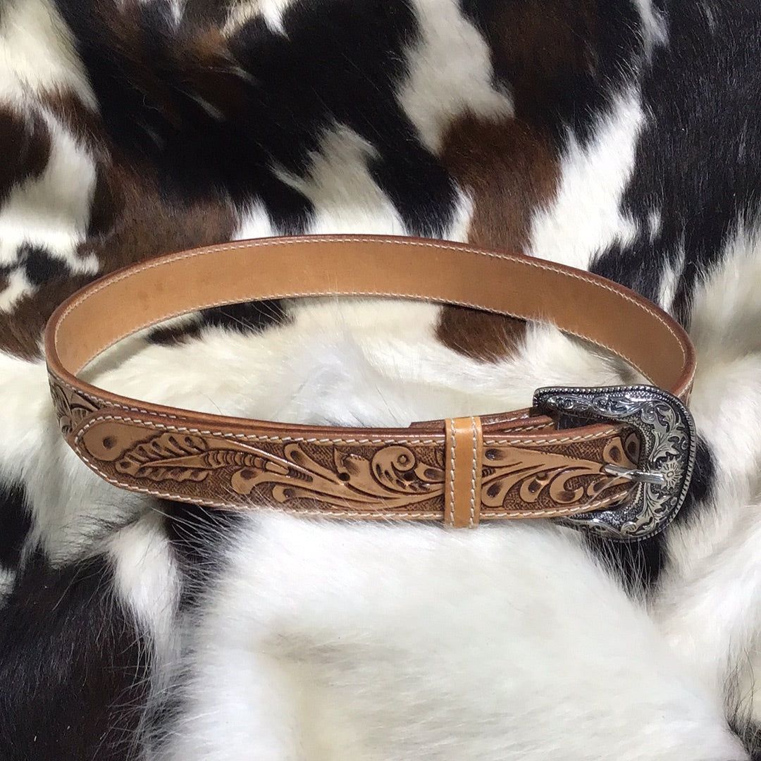 Men's Leaf Pattern Belt