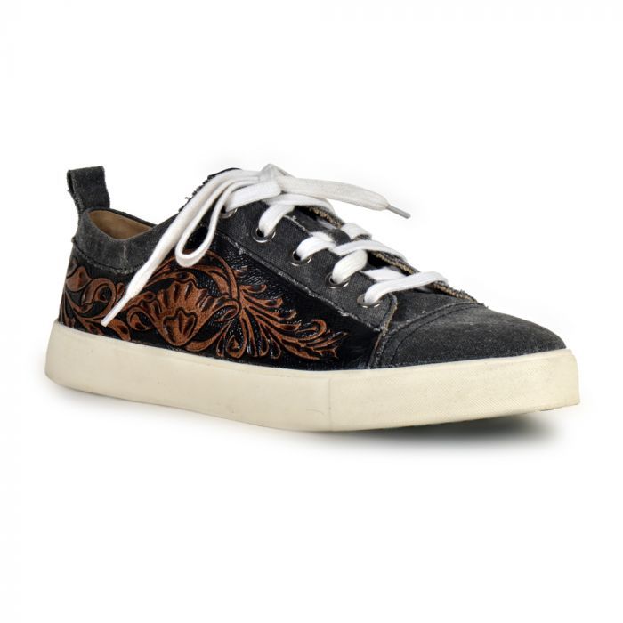 Myra Womens Limited Edition Hand Tooled Sneaker