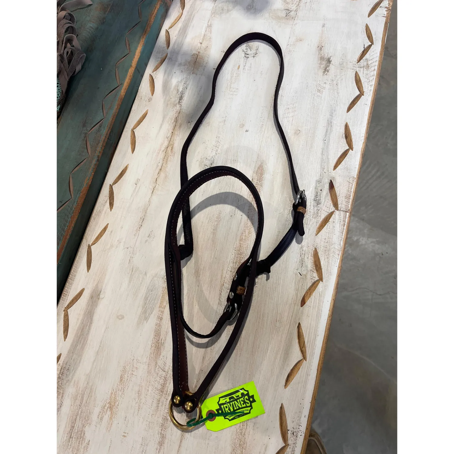 Irvine Noseband Cavesson 1" - Assorted Colours, Colour: DARK OIL