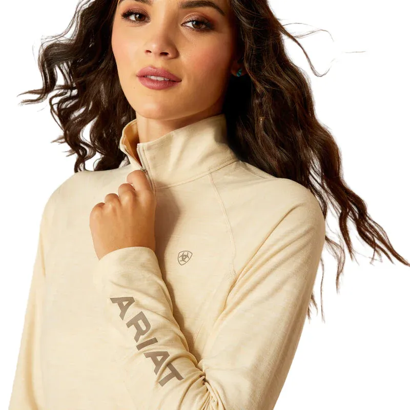 Ariat Women's Laguna 1/4 Long Sleeve Shirt - Summer Sand