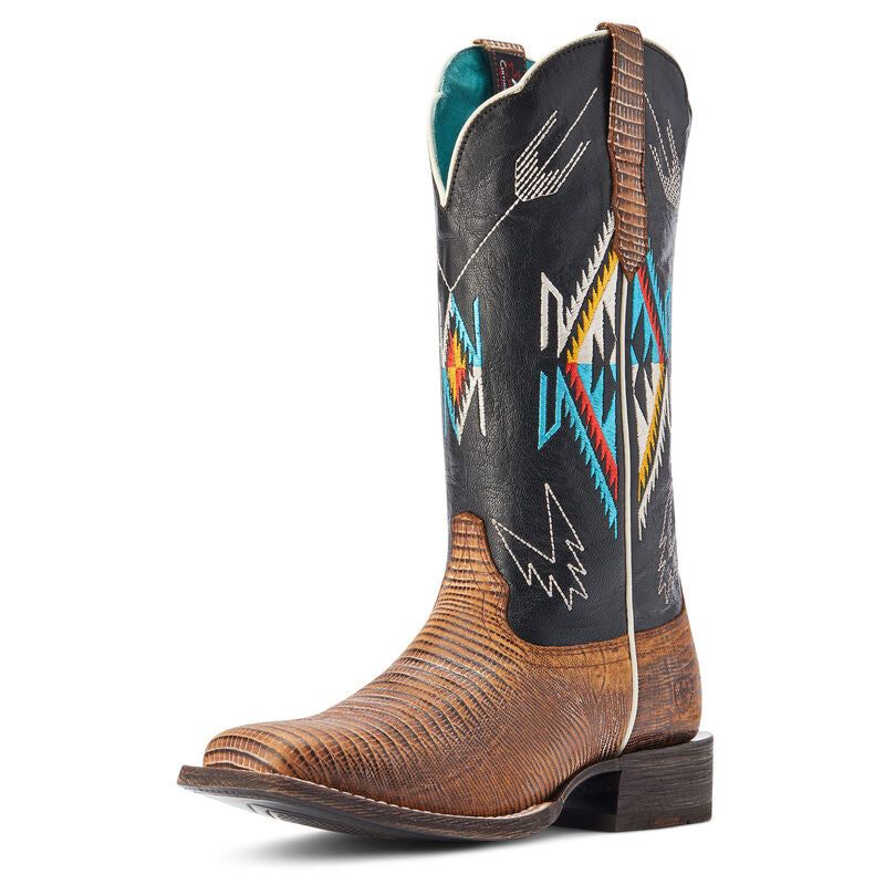 Ariat Women's Frontier Chimayo Western Boots - Kona Brown **FINAL SALE**