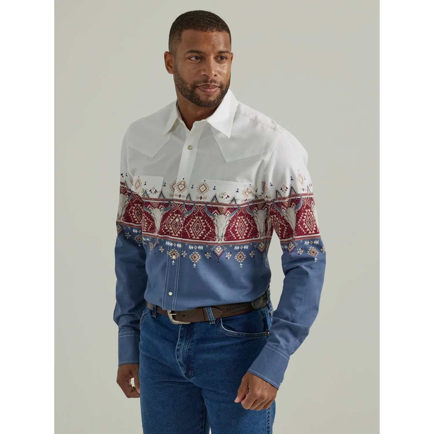 Wrangler Men's Checotah Long Sleeve Shirt, Size: S