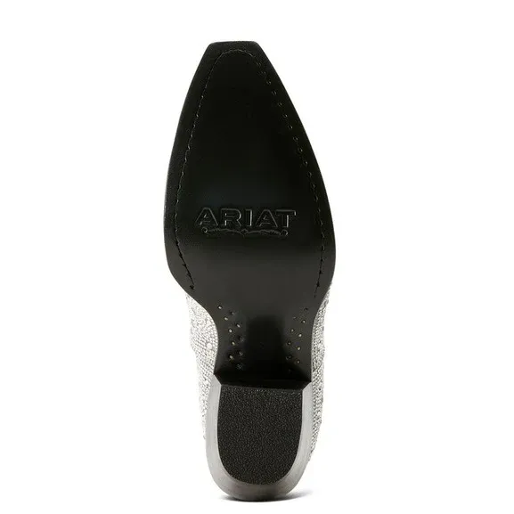 Ariat Women's Dixon Glitz Bootie - Silver Sparkle