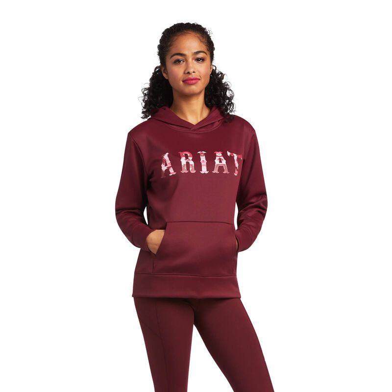 Ariat Women's TEK Hoodie - Zinfandel