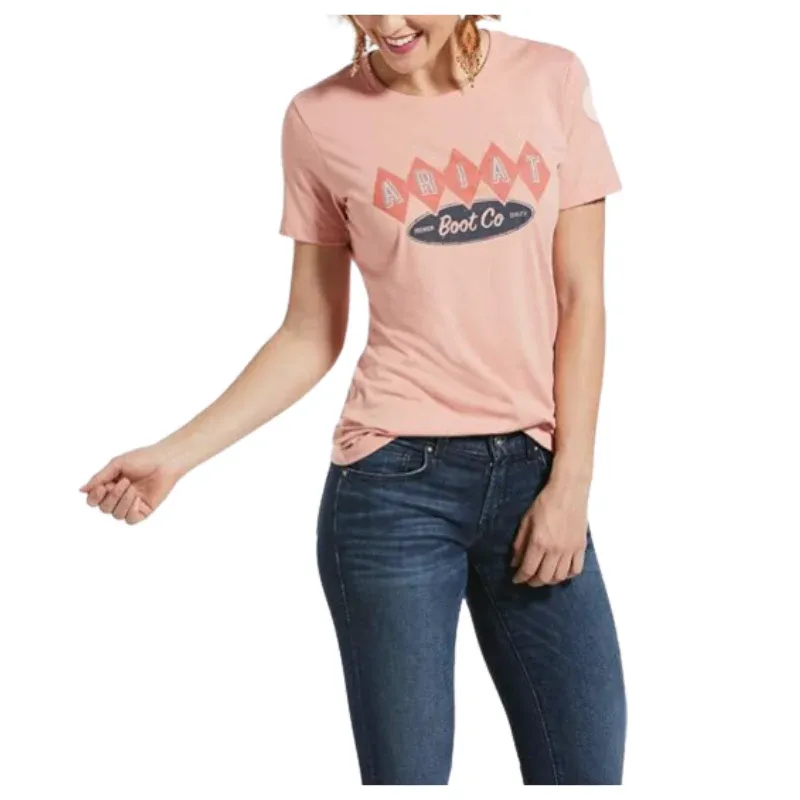 Ariat Women's Desert Motel SS T-Shirt Sunset Heather