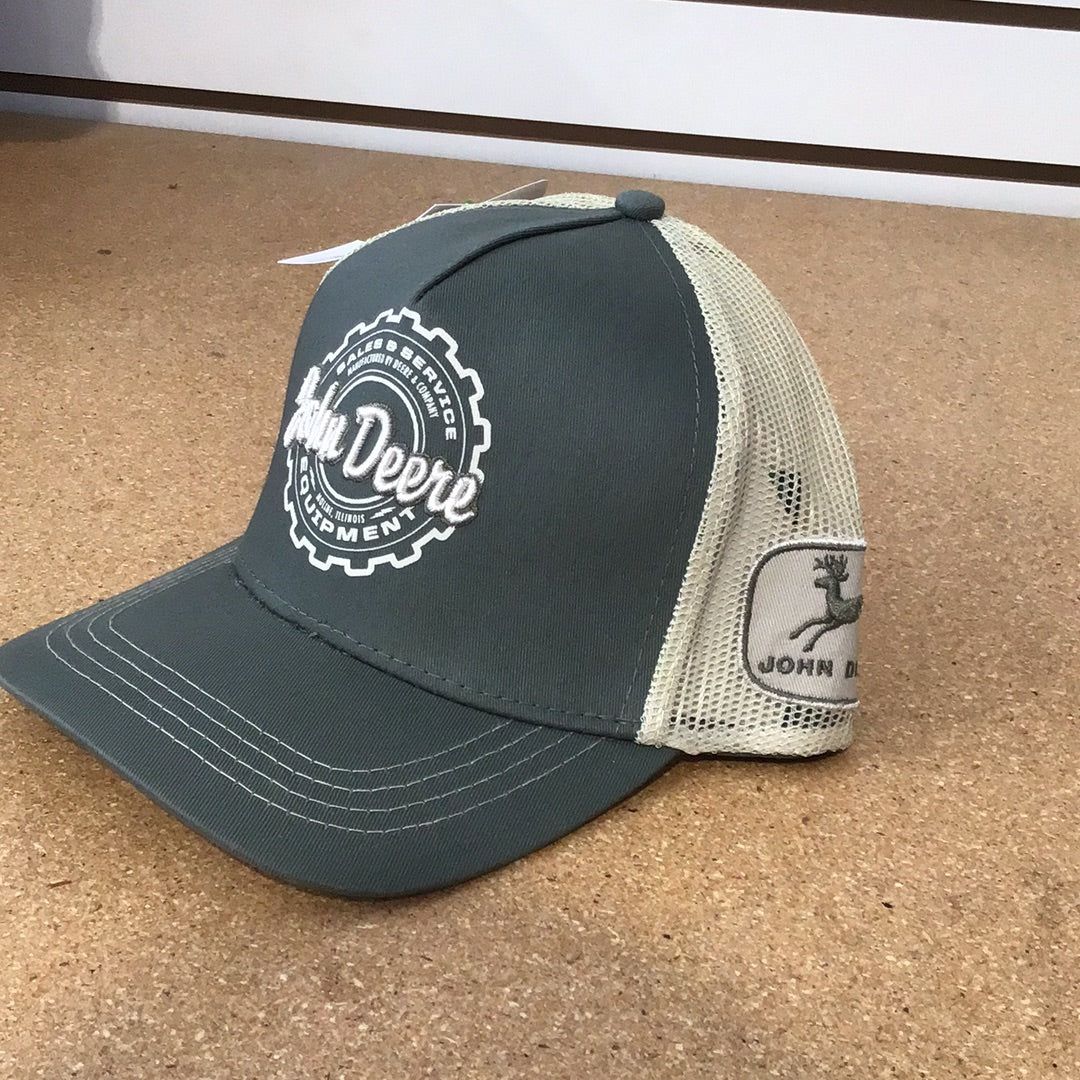 John Deere Logo Ball Cap - Ivory