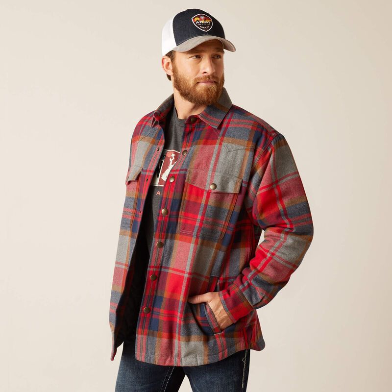 Ariat Men's Hoffman Shirt Jacket Merlot