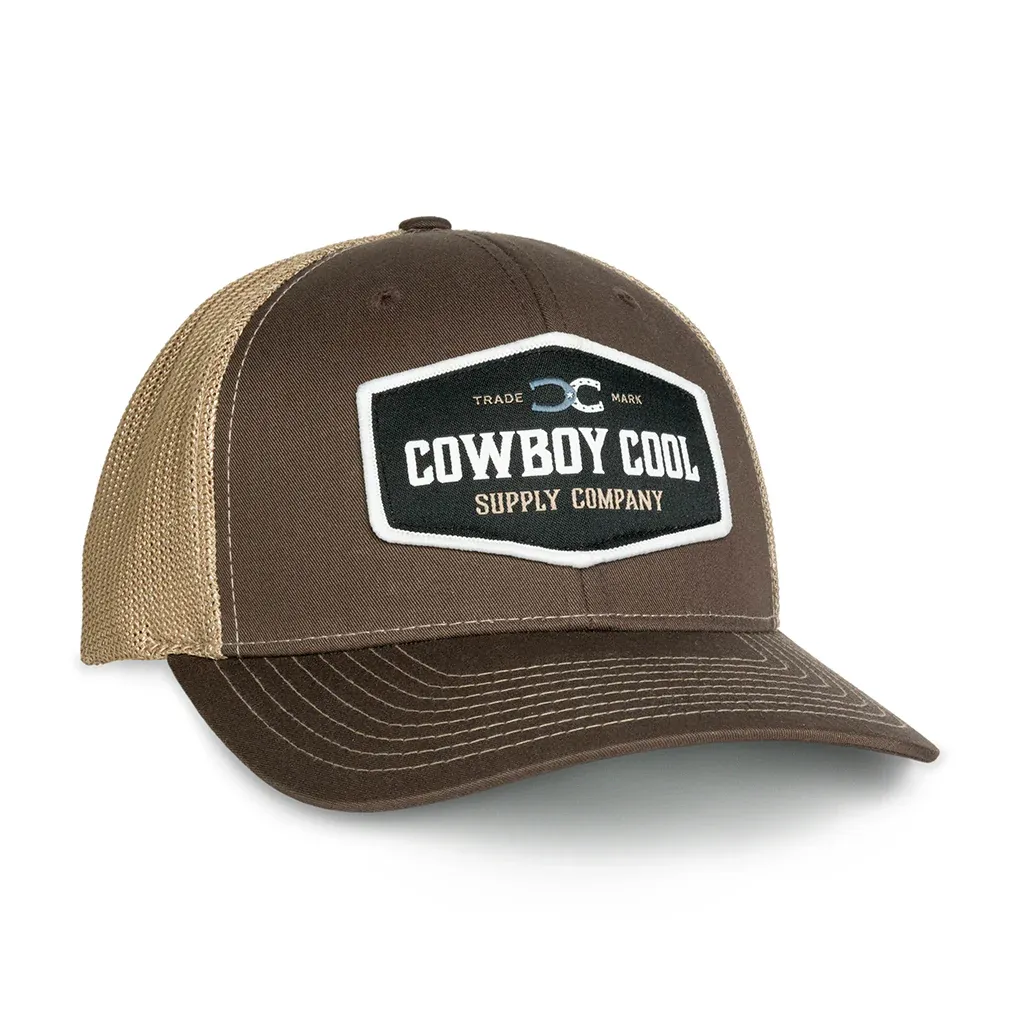 Cowboy Cool Chisholm Hat, Color: Brown/khaki