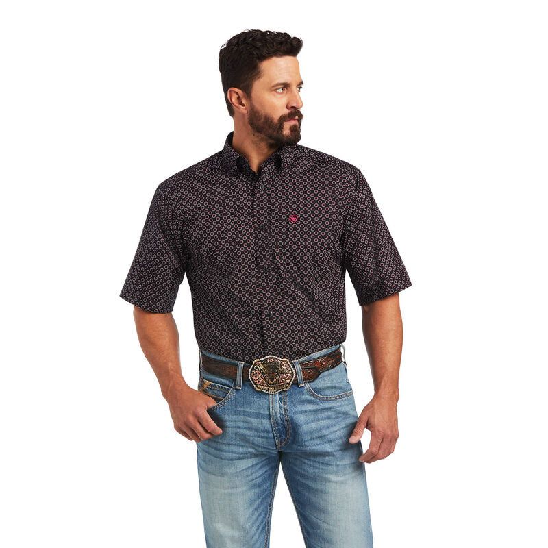 Ariat Mens Major Classic SS Shirt Black