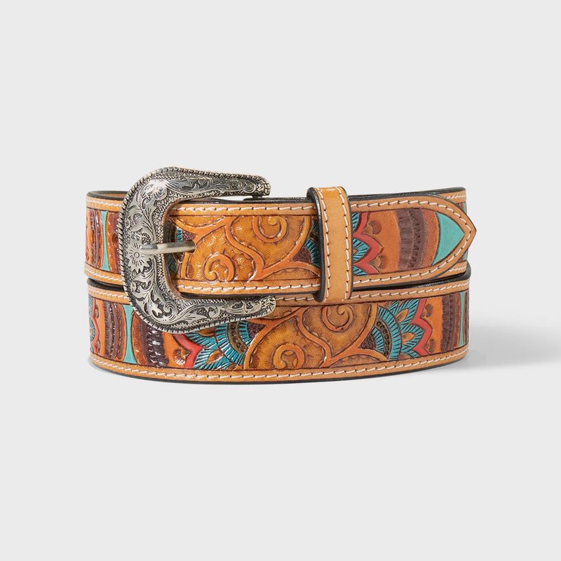 Ariat Women's Paisley HT Belt - Multi Coloured