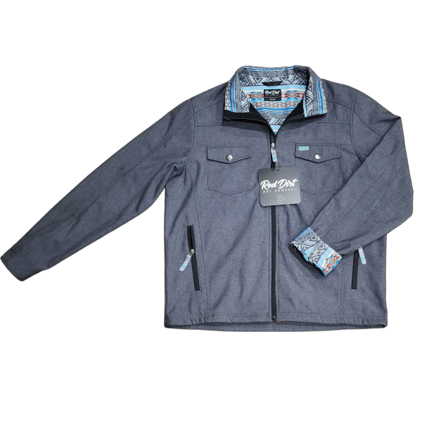 Red Dirt Men's Jacket - Grey