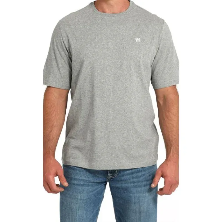 Cinch Men's Short Sleeve Tee Shirt - Grey - MTK1650002