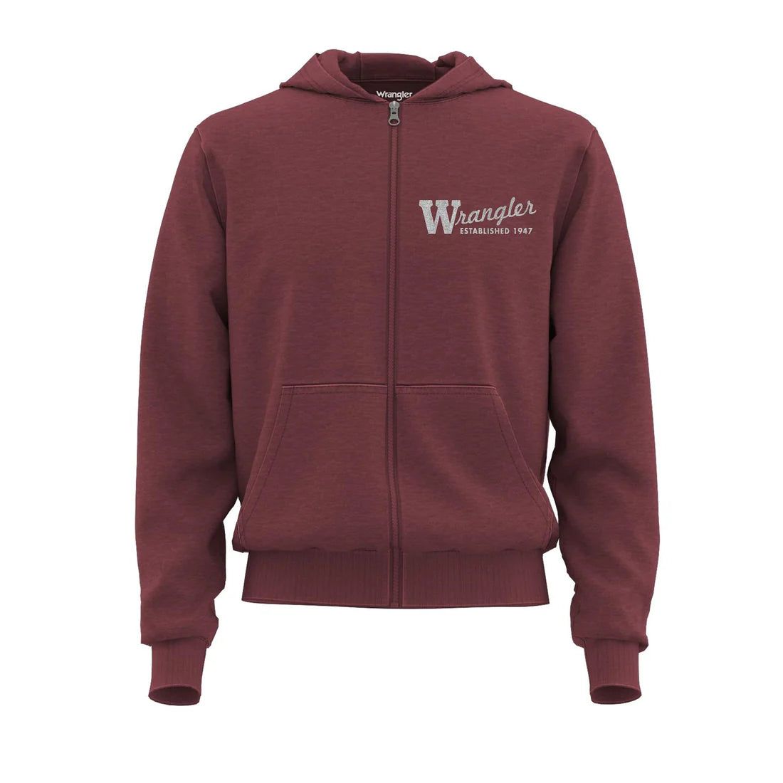 Wrangler Men's Graphic Zipup Hoodie 1947 Logo Bold 3