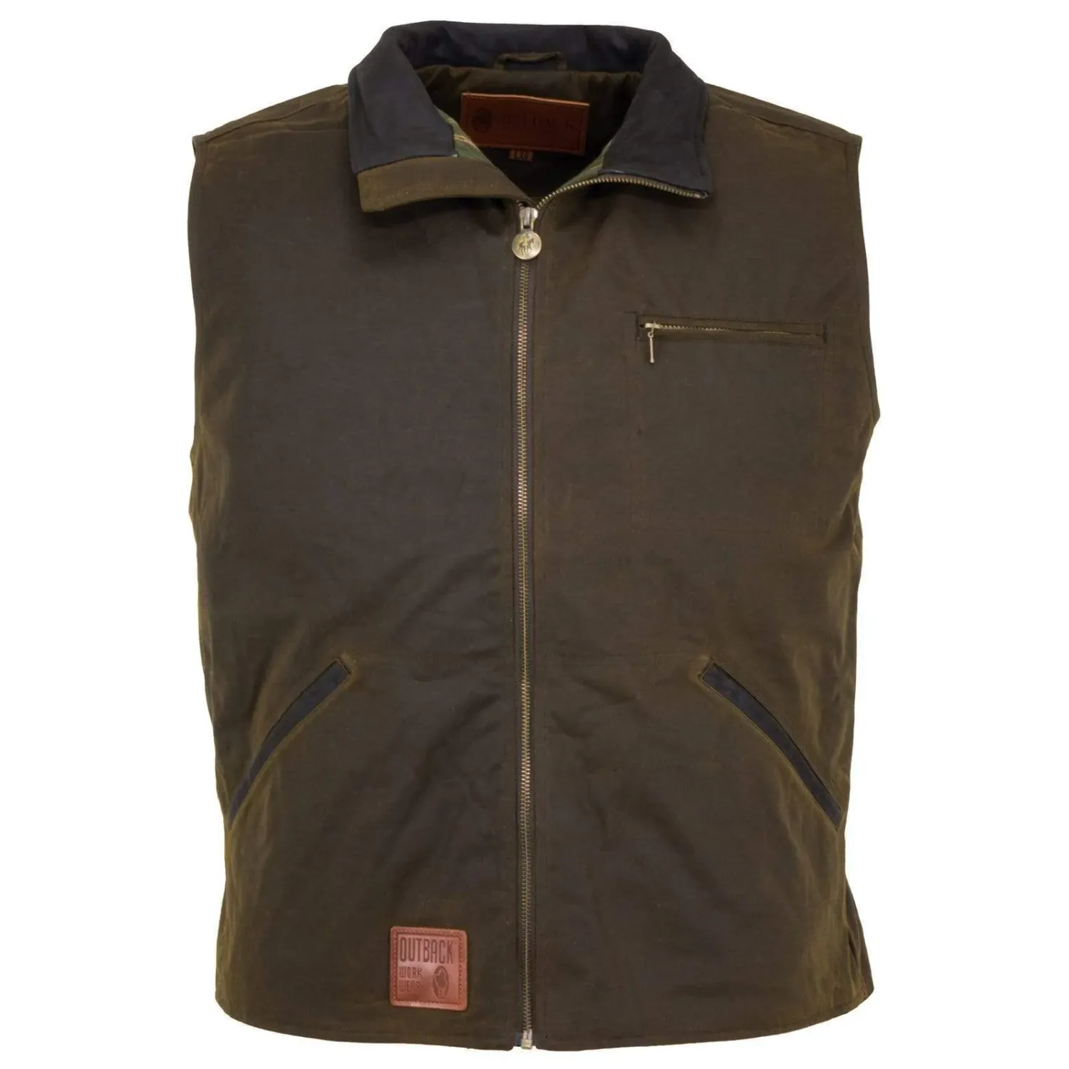 Outback Trading Company Men's Sawbuck Vest, Color: Bronze, Size: 2XL