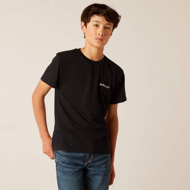 Ariat Boy's SW Cacti T-Shirt - Black