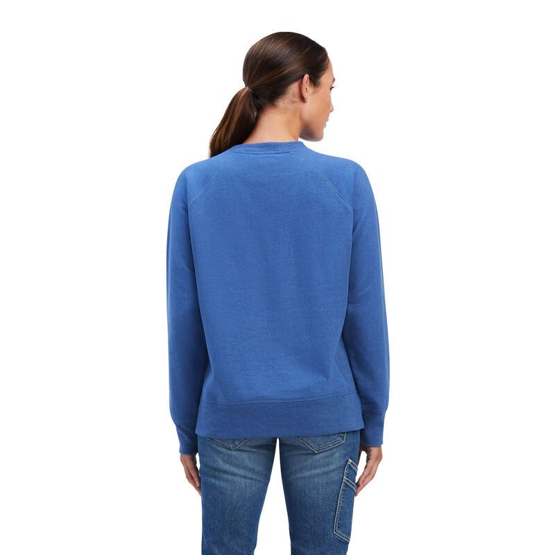 Ariat Womens Rebar Workman Washed Fleece Sweatshirt - 10041442