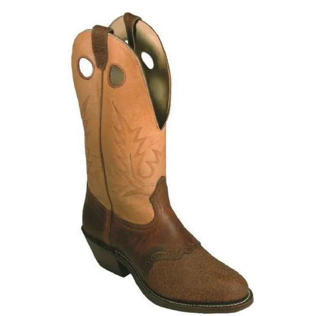 Boulet Men's Cowboy Boot - Tan/Brown, Size: 7