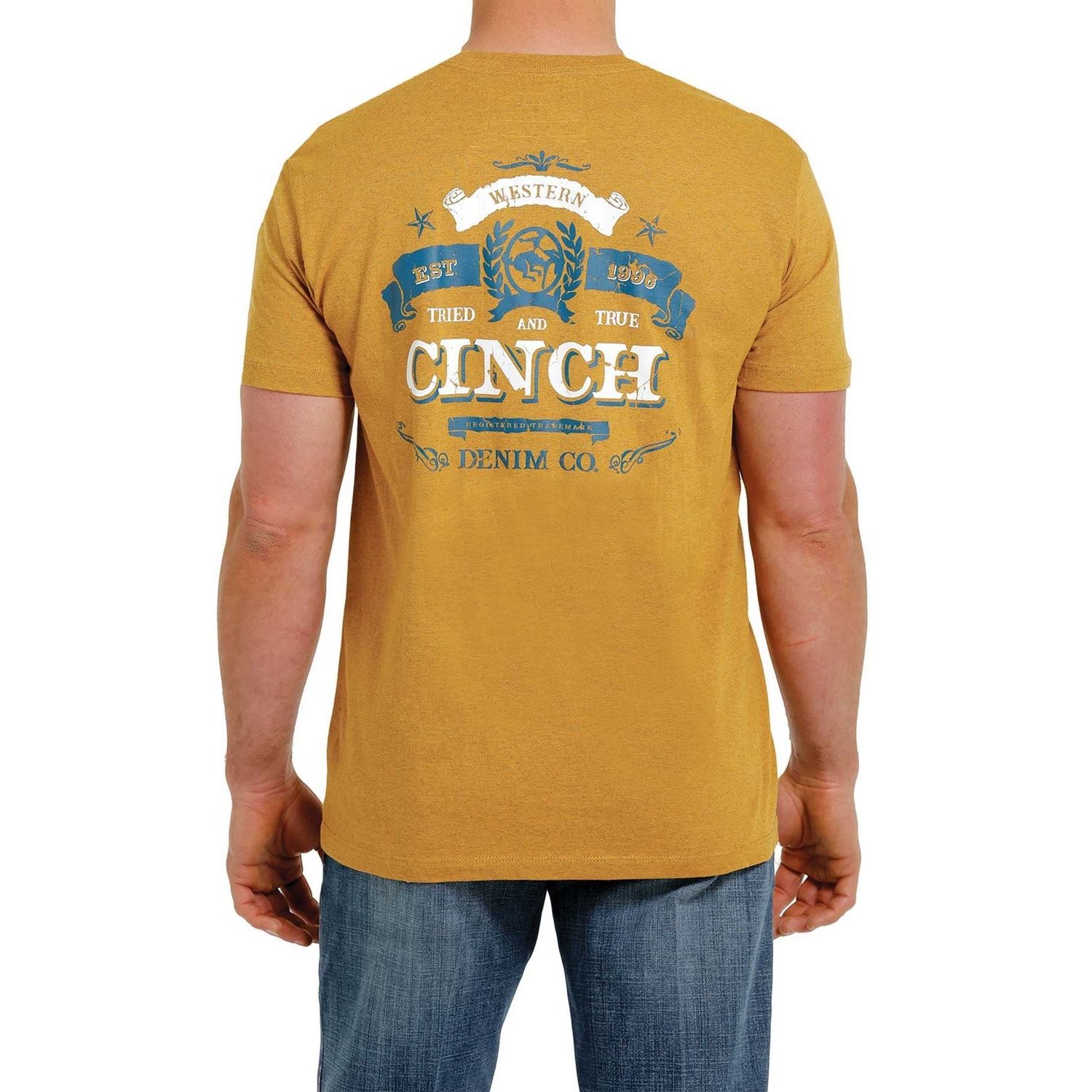 Cinch Men's SS Tee Gold