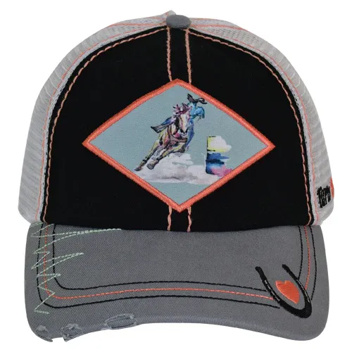 Catchfly Ponytail Baseball Cap, Style: Barrel Racer