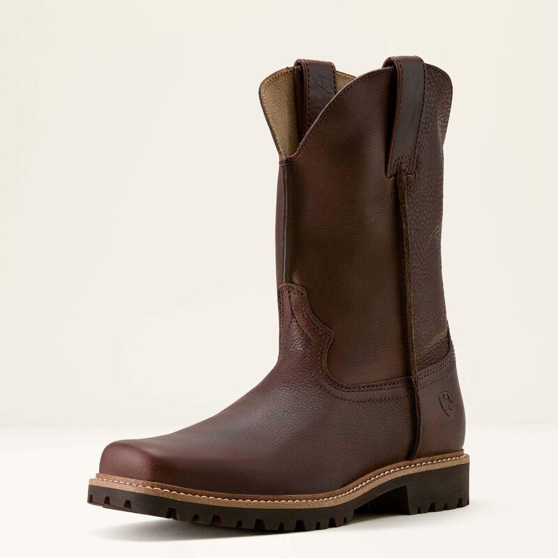 Ariat Men's Stoney Creek Square Toe Western Boot- Havana Brown